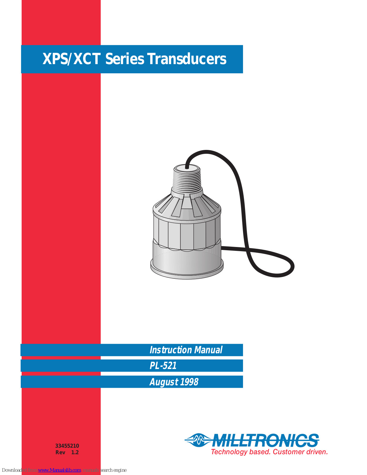 Milltronics PL-521, XPS, XCT, XPS-10, XPS-15 Instruction Manual