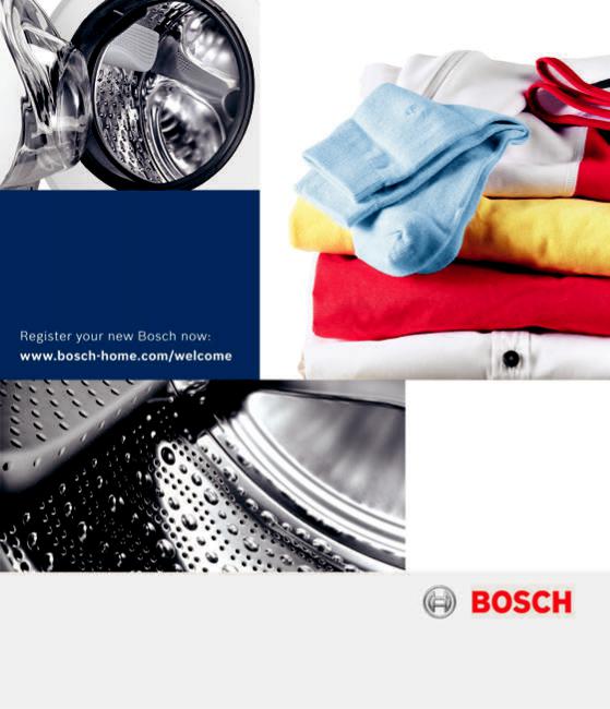 Bosch WDU28540NL User manual