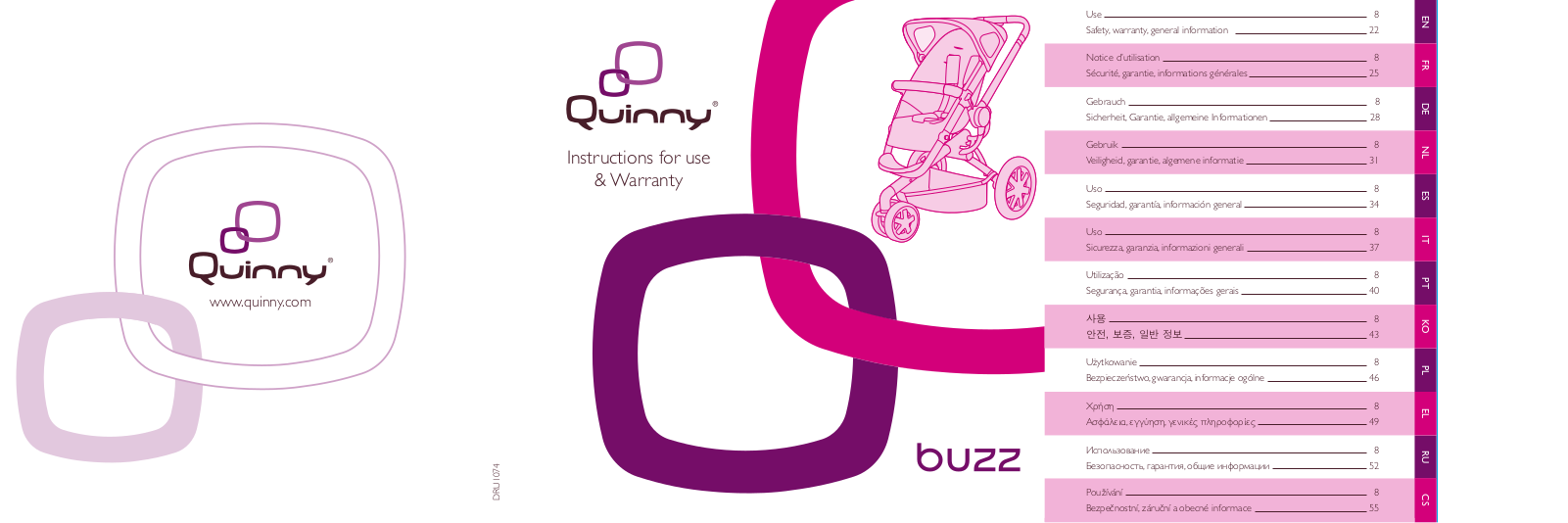 Quinny Buzz User Manual