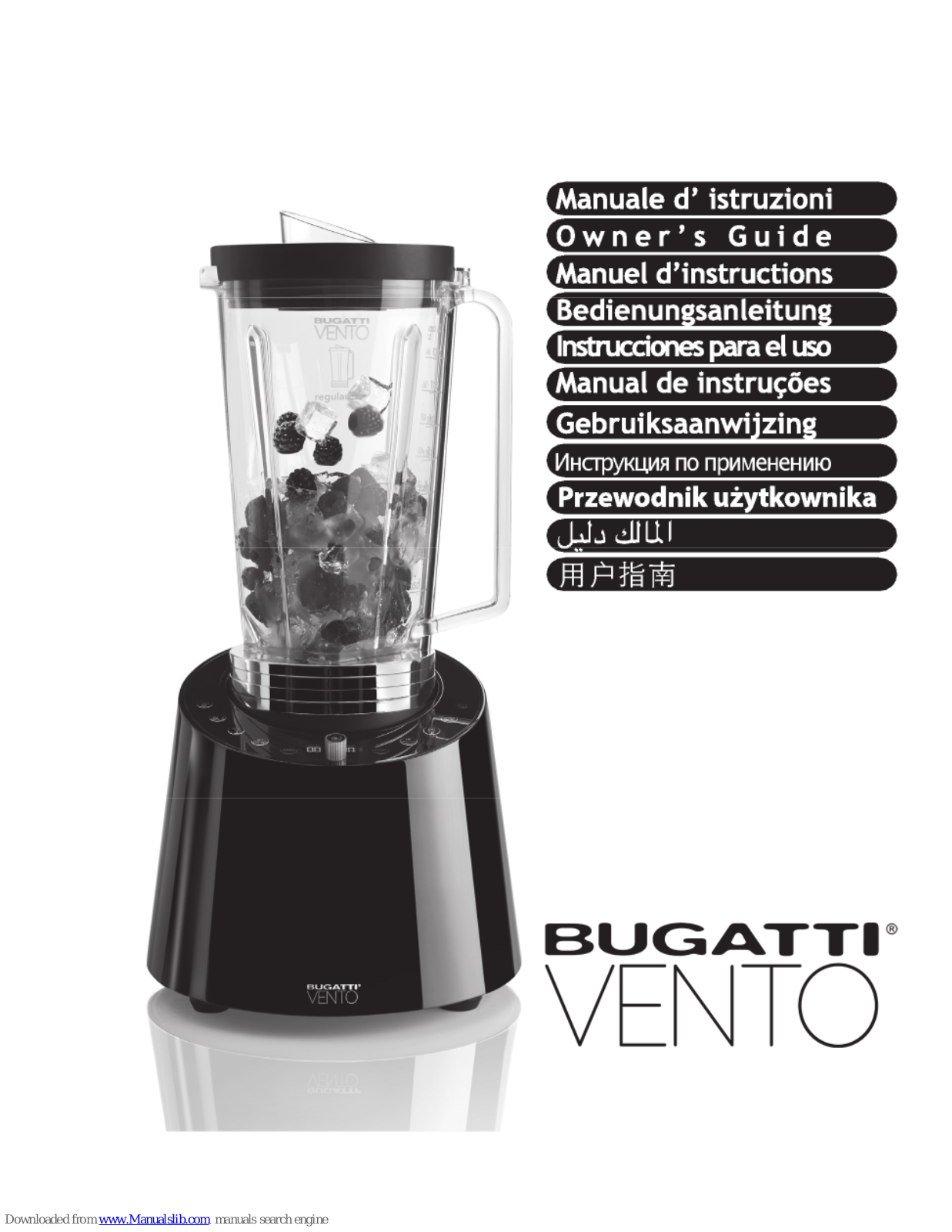 Bugatti Vento Owner's Manual - ManualMachine.com