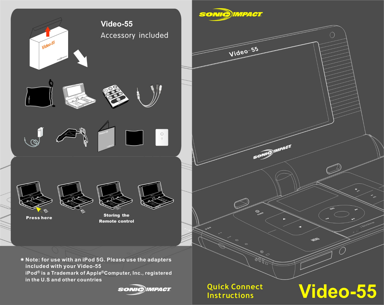 SonicImpact Video-55 Quick Start Guide - ManualMachine.com