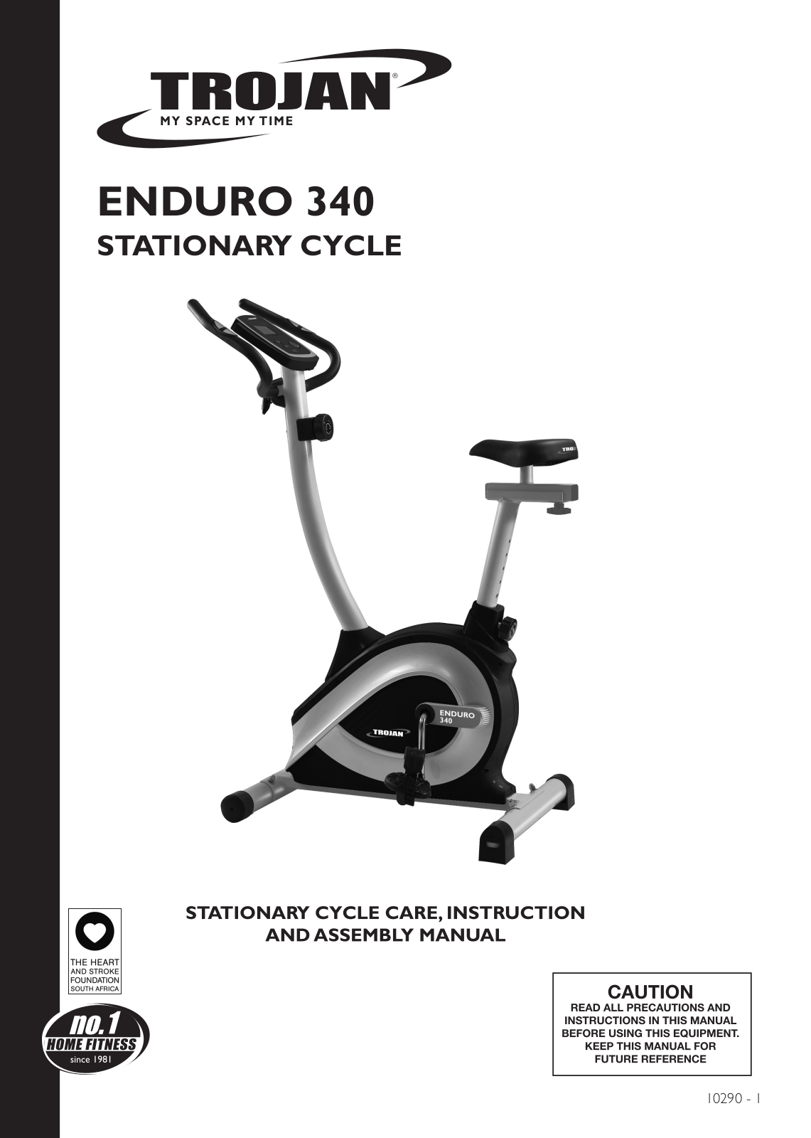 Trojan Enduro 340 Care Instructions And Assembly Manual