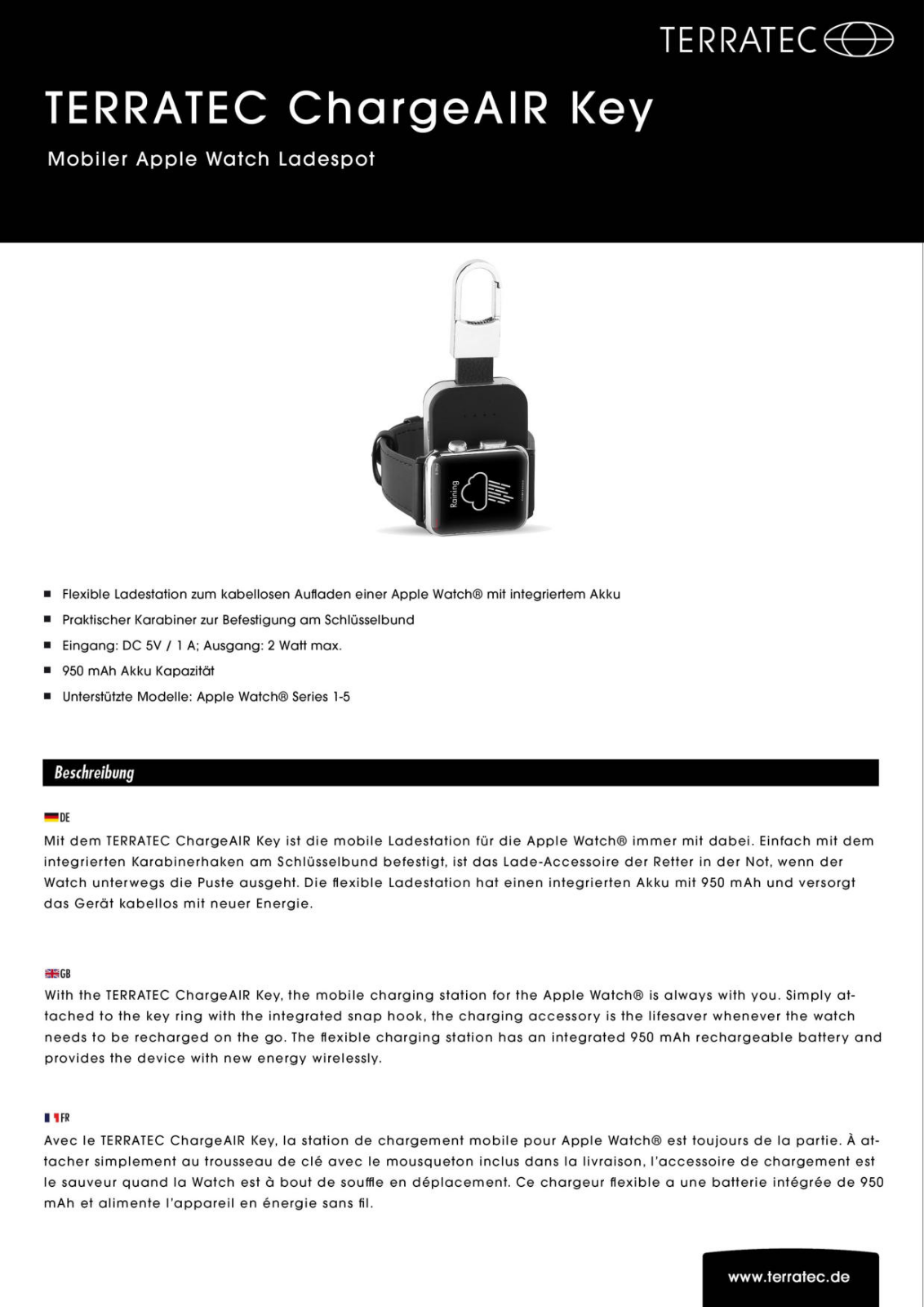 TerraTec ChargeAIR Key User Manual