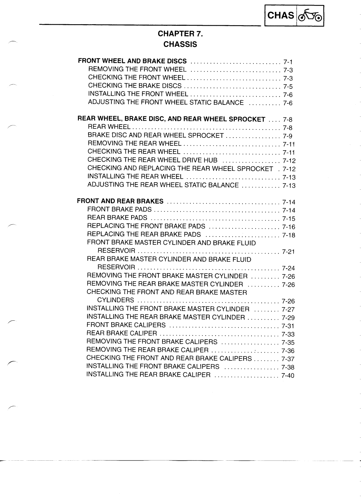 Yamaha YZF-R6 Service Manual 7