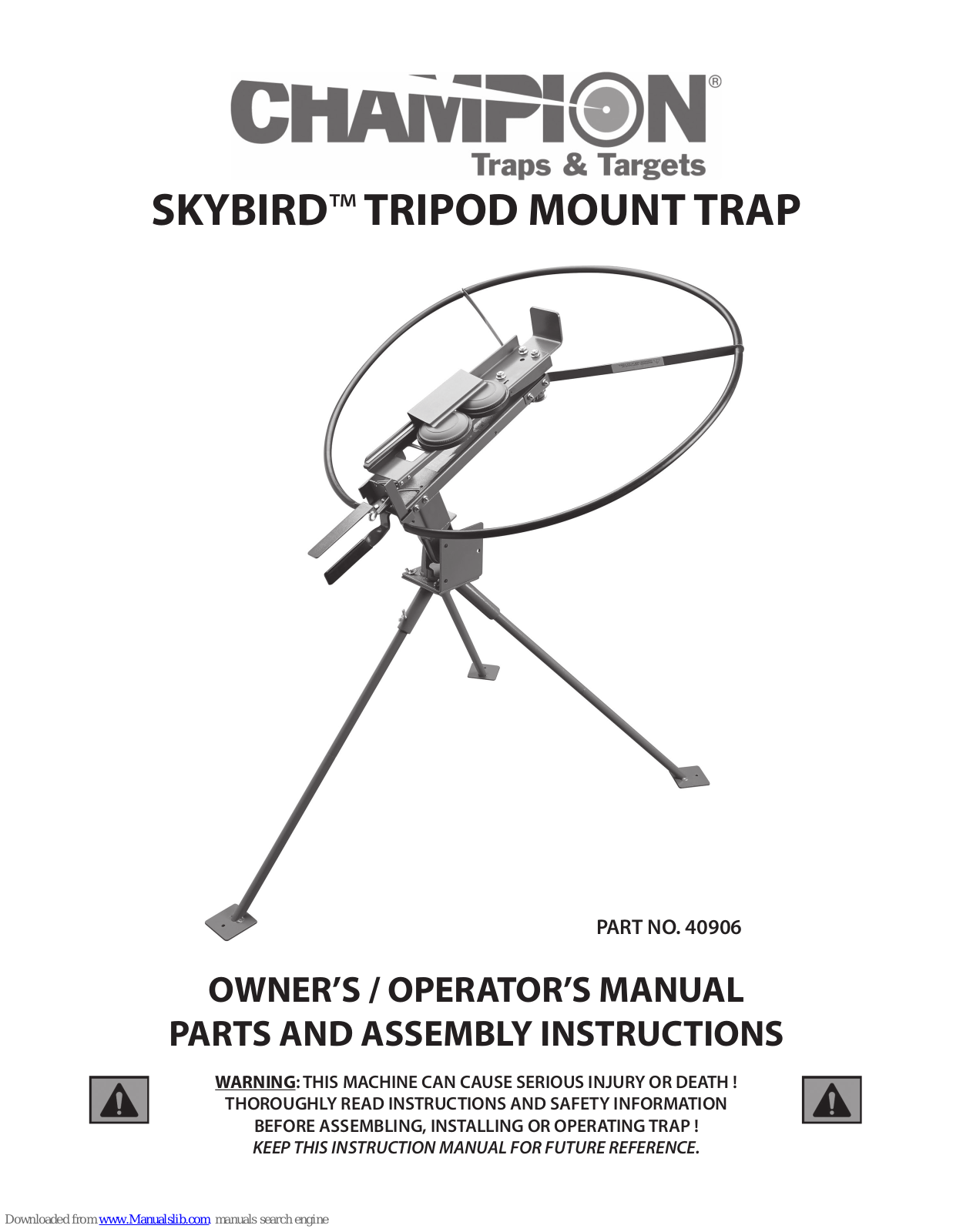 Champion SKYBIRD, 40906 Owner's/operator's Manual