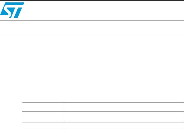 ST AN4044 APPLICATION NOTE