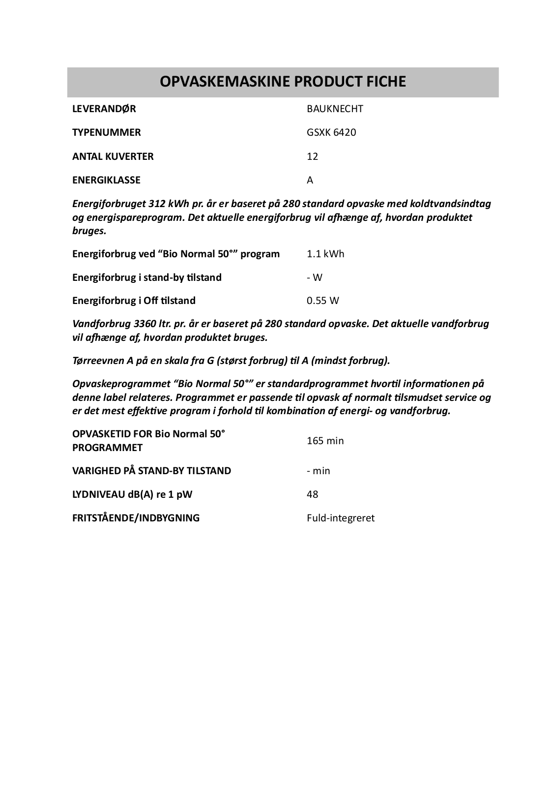 Whirlpool AWE 7526, GSXK 6420 INSTRUCTION FOR USE