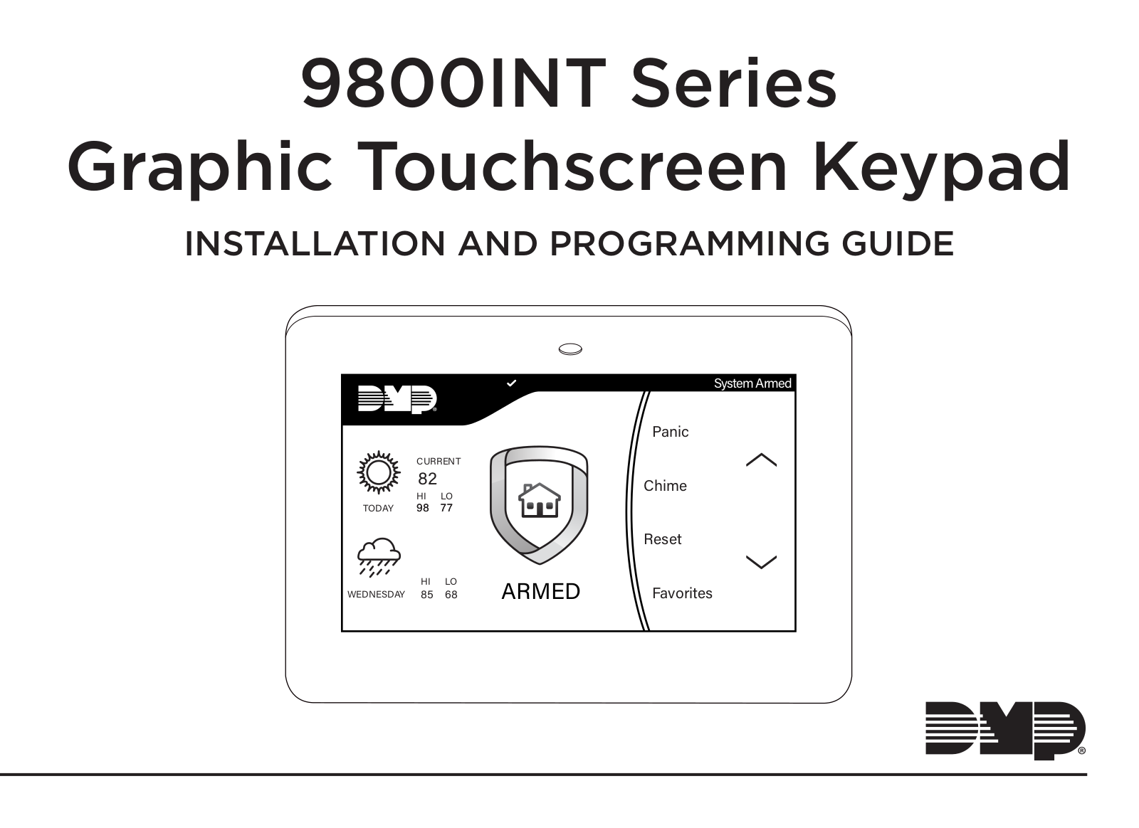 DMP 9800INT Installation Manual