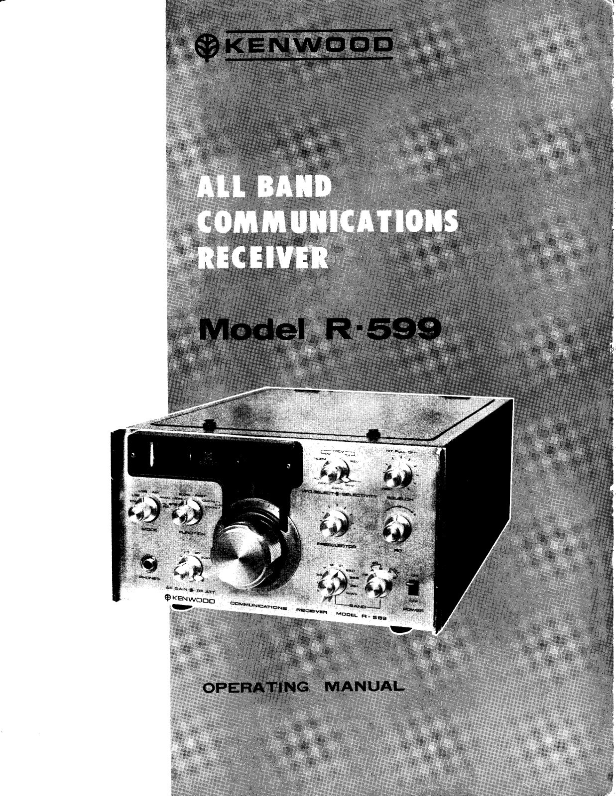 Kenwood R-599 User guide
