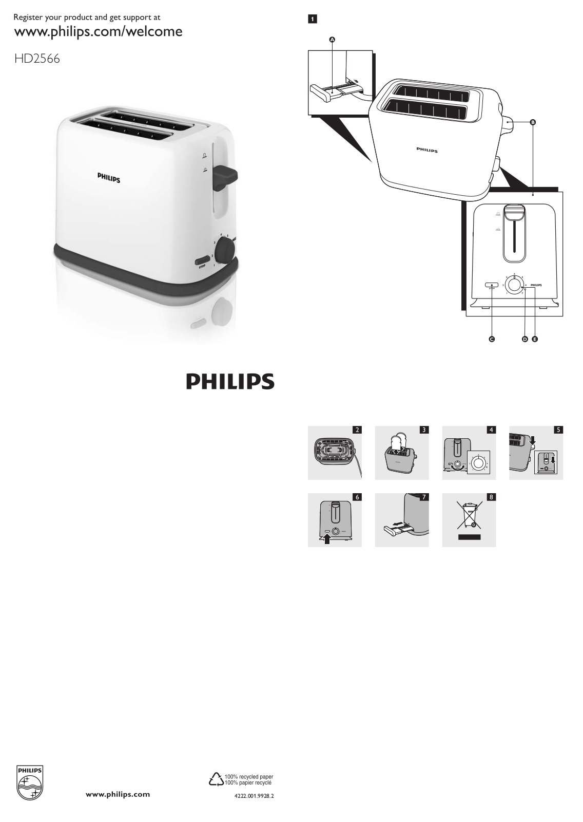 PHILIPS HD2566 User Manual