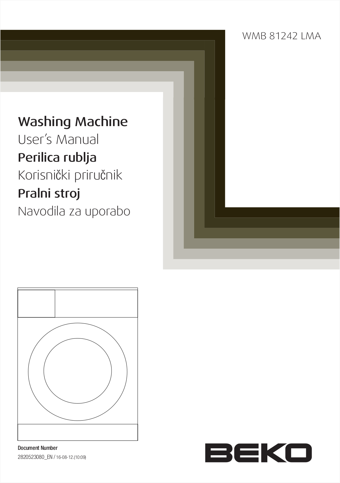 Beko WMB 81242 LMA User manual