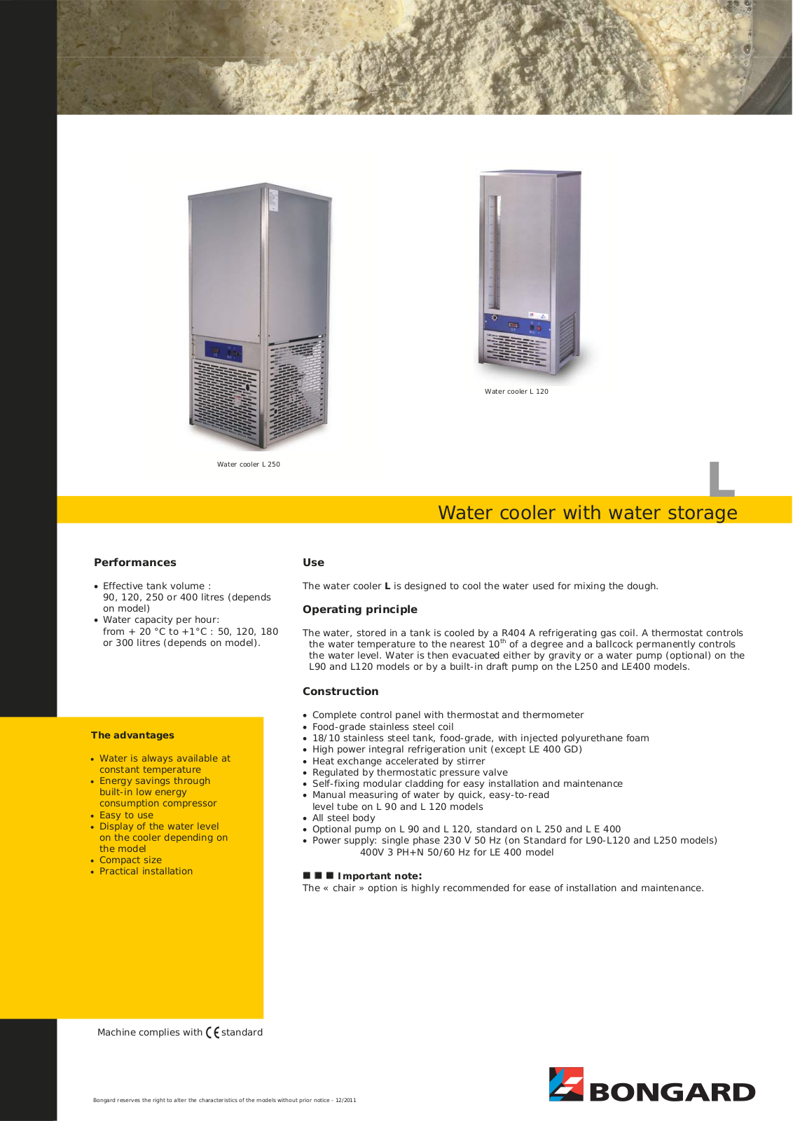 Bongard L120 User Manual