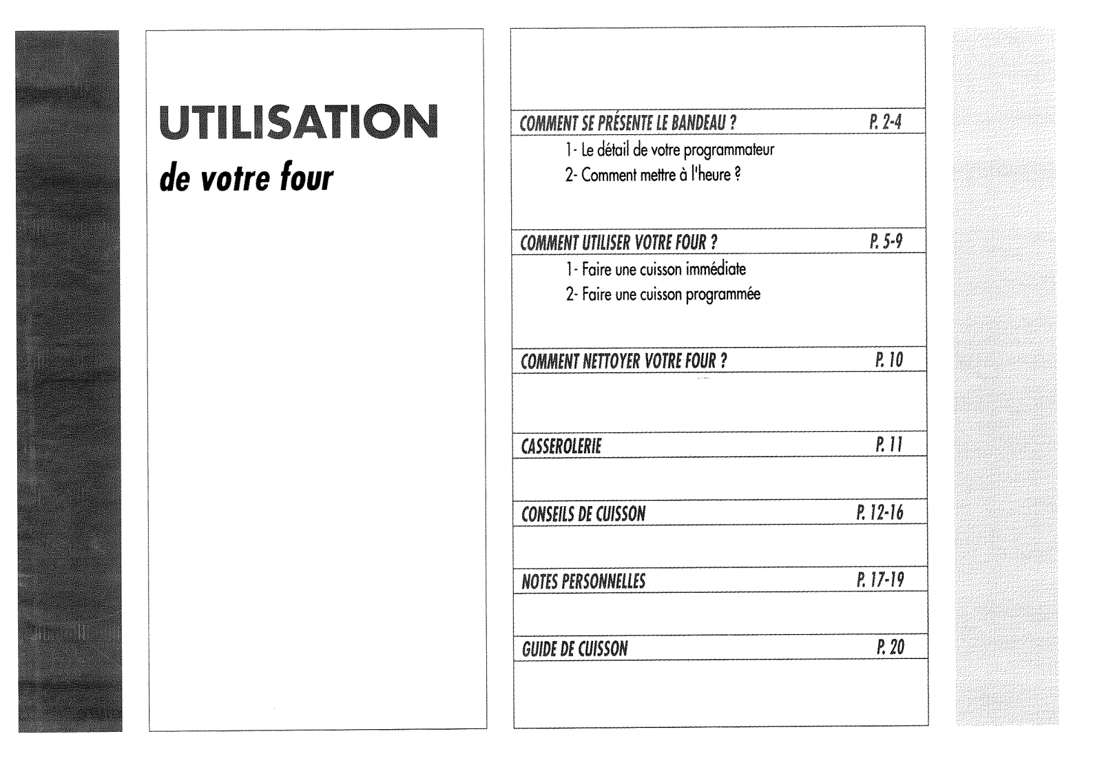 BRANDT FMCV390 User Manual