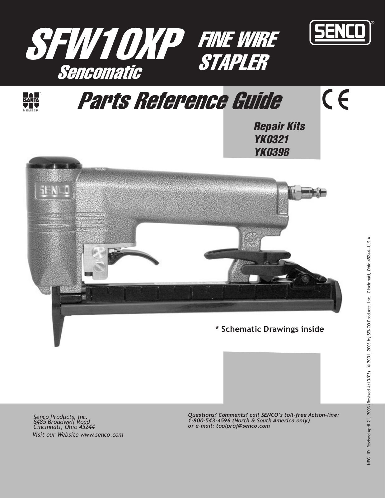 Senco YK0398 User Manual