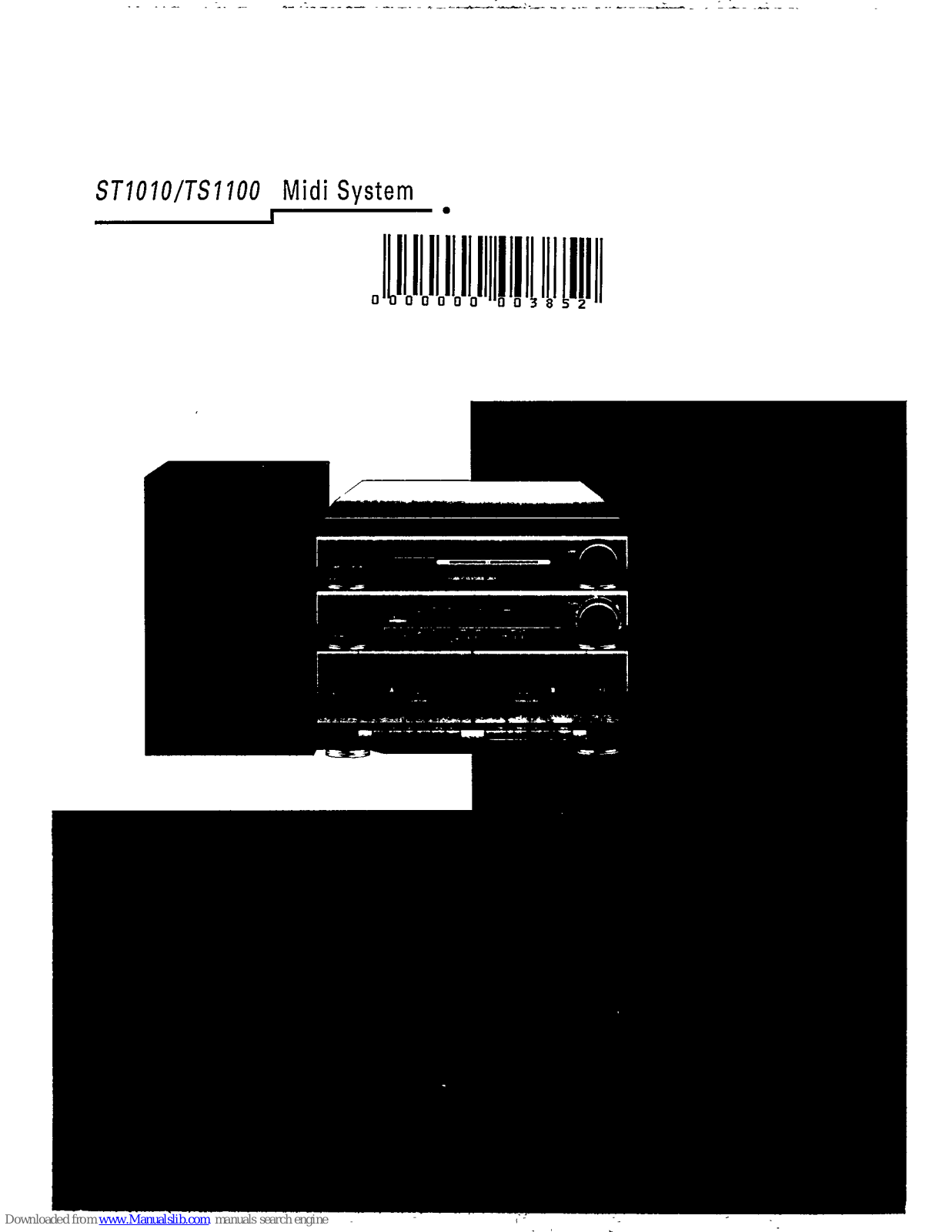 Philips ST1010, TS1100 Owner's Manual