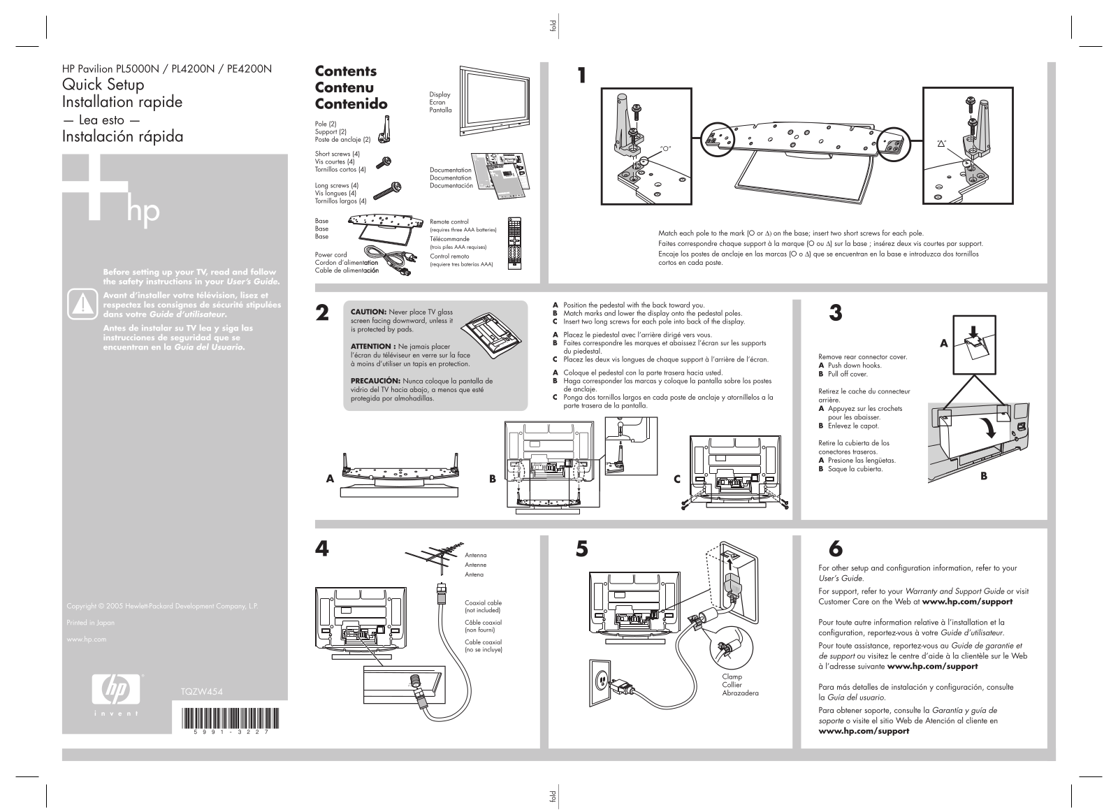 HP Compaq Presario SR5614F, Compaq Presario SR5612F, Compaq Presario SR5616F Quick Setup Guide