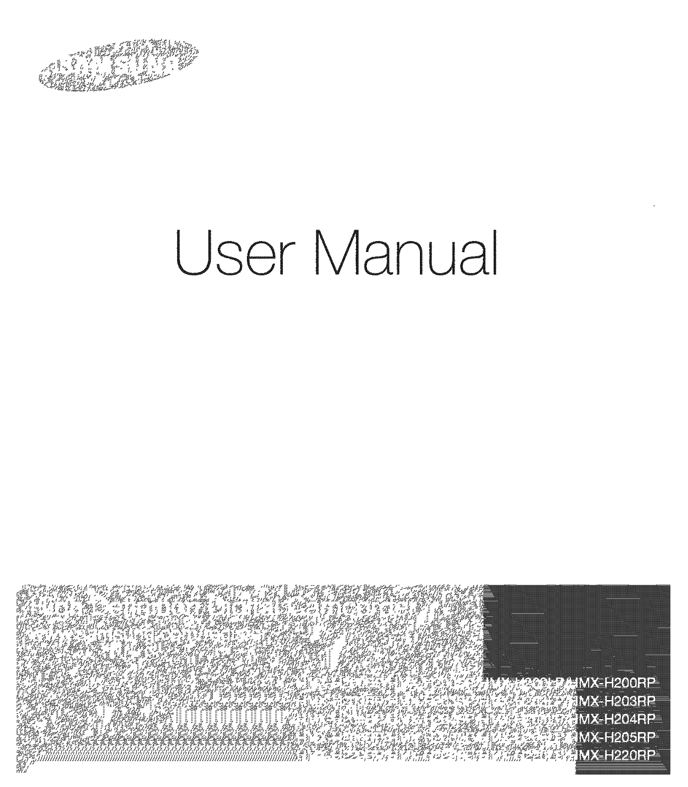 Samsung MX-H205RP, MX-H200RP, MX-H220RP, MX-H204RP, MX-H203RP User Manual - ManualMachine.com
