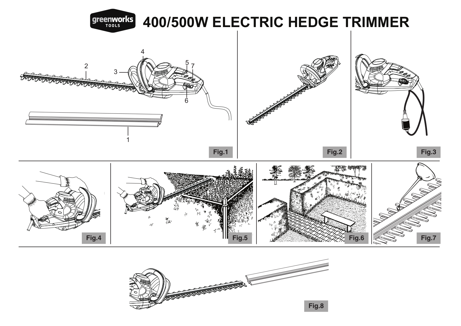 Greenworks 22077, 22247 User Manual