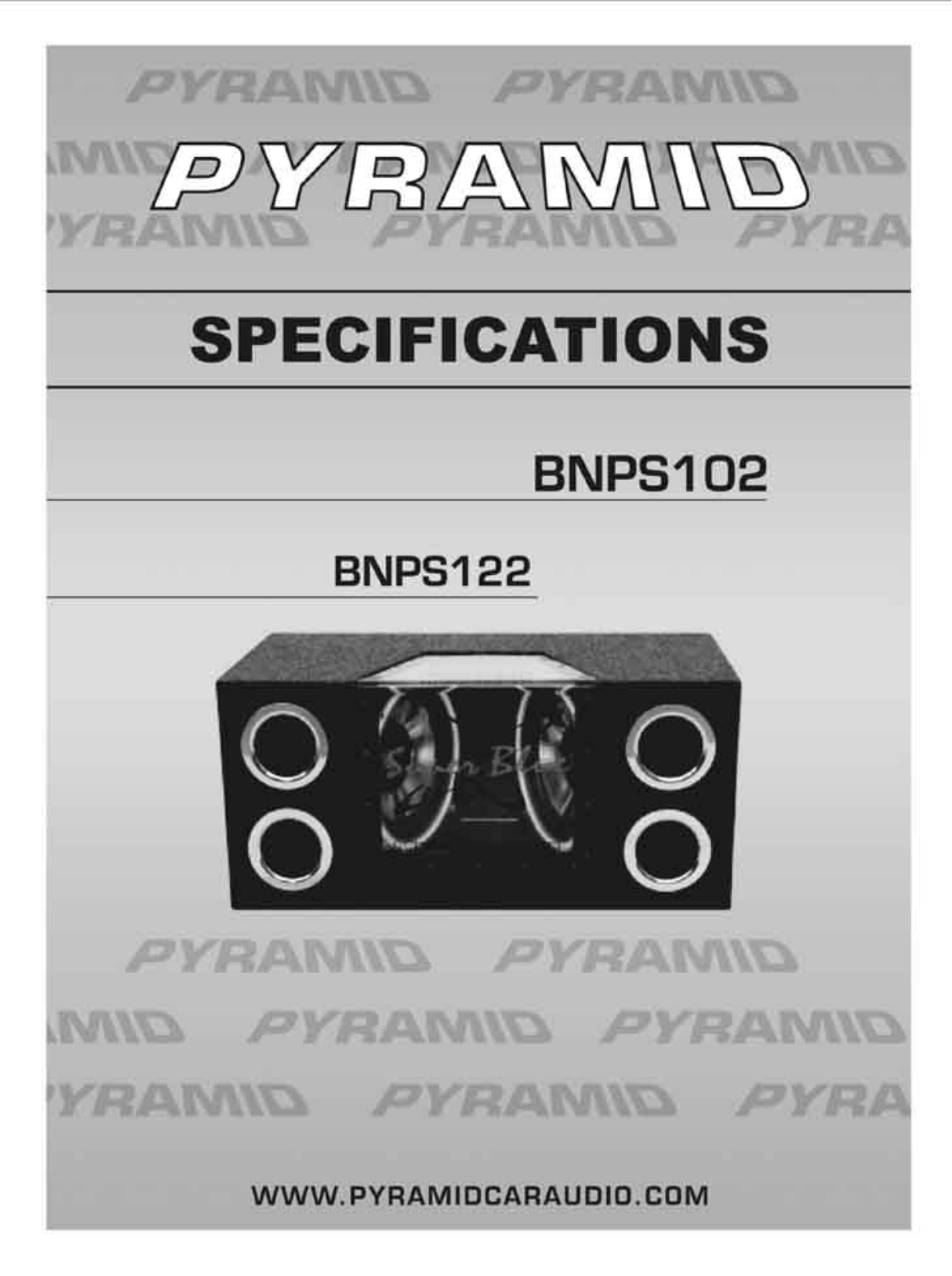 Pyramid BNPS102, BNPS122 User Manual