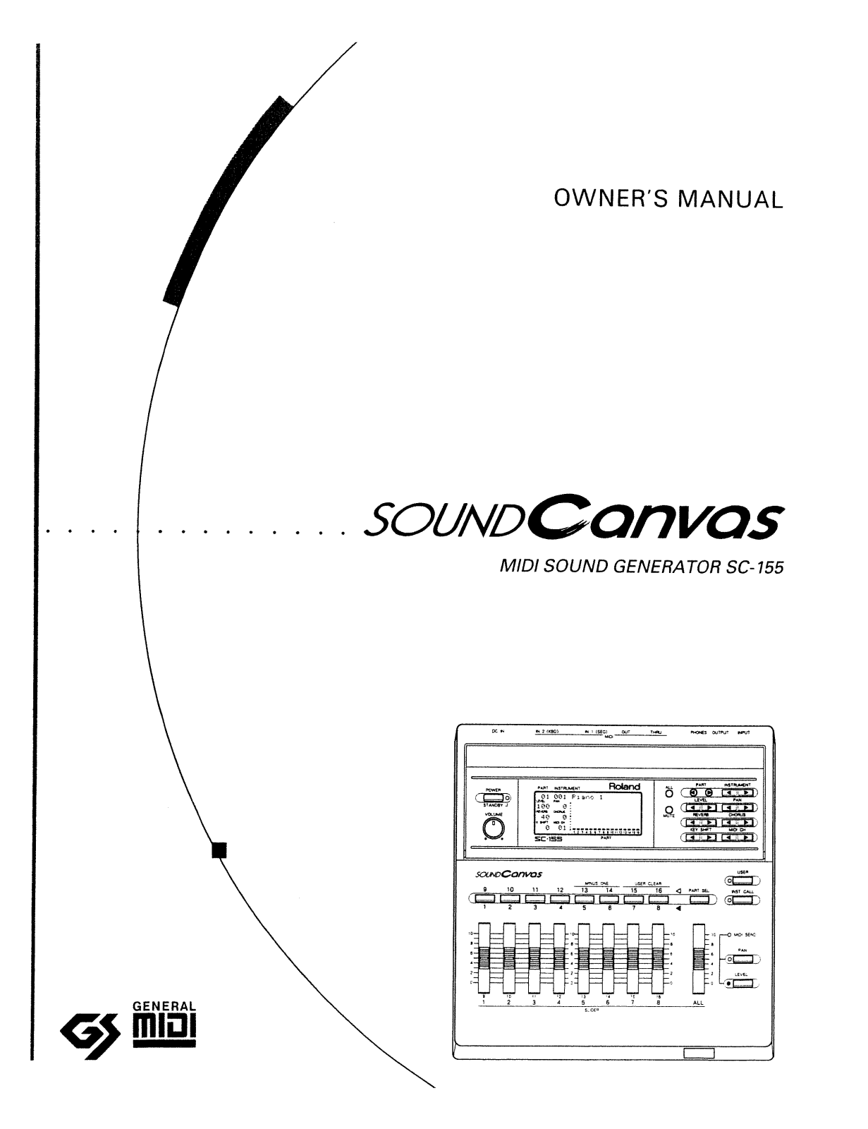 Roland Corporation SC-155 Owner's Manual