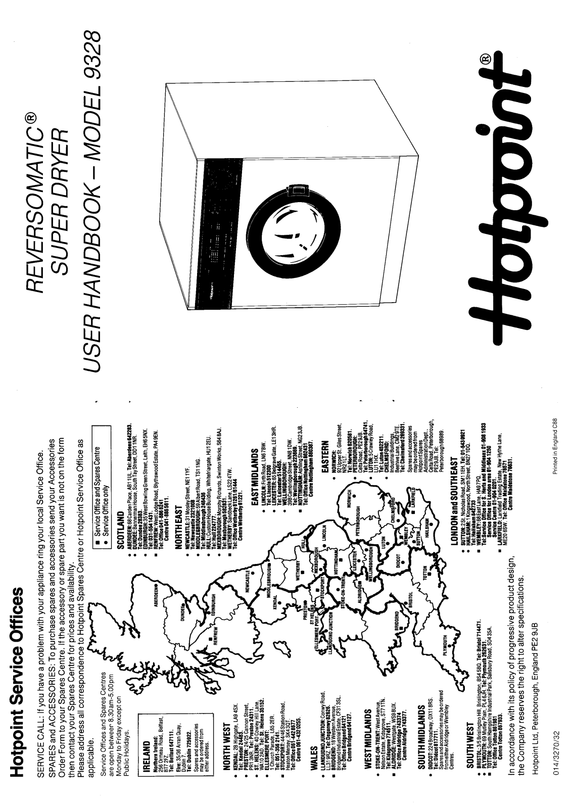 Hotpoint-Ariston HB9328 User Manual