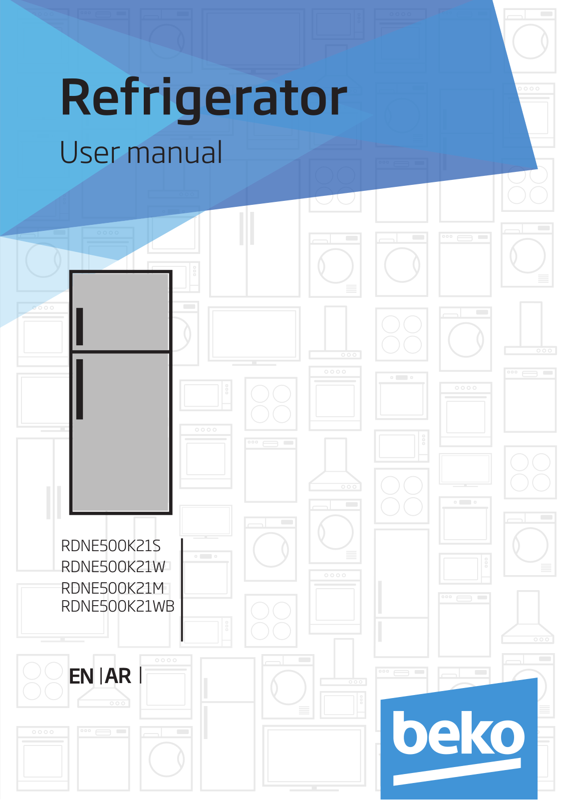 Beko RDNE500K21S, RDNE500K21W, RDNE500K21M, RDNE500K21WB User manual