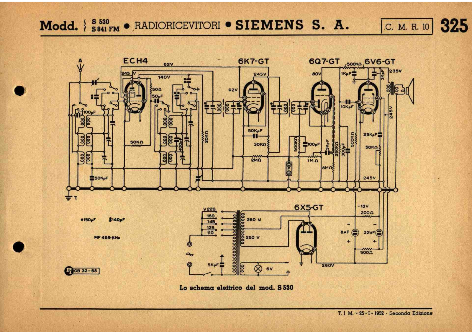 Siemens s 530 schematic