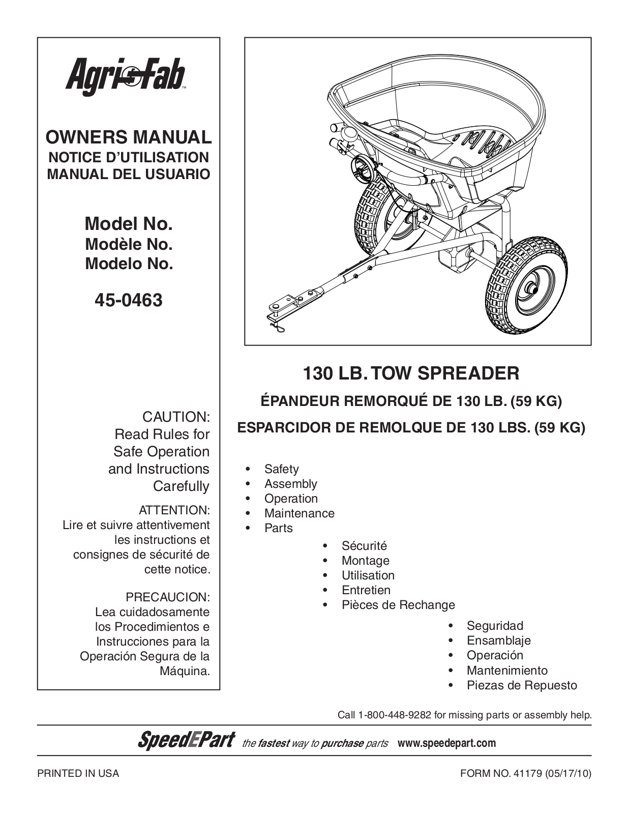 Agri-Fab 45-0463 User Manual