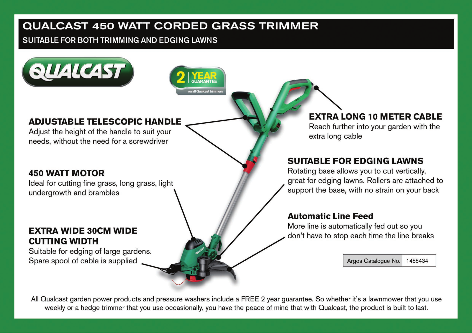 Qualcast GGT45OA1 Instruction manual