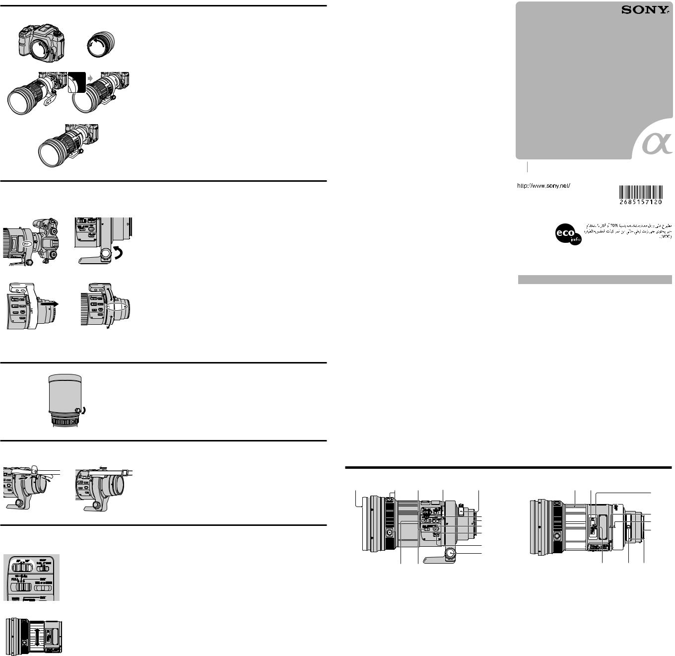 Sony SAL300F28G User Manual