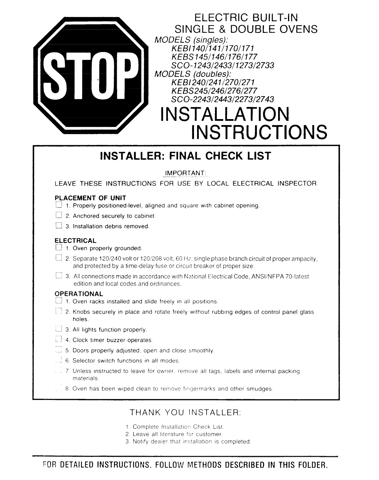 KitchenAid KEBI140, KEBI170, KEBI171, KEBI270, KEBI241 User Manual - ManualMachine.com