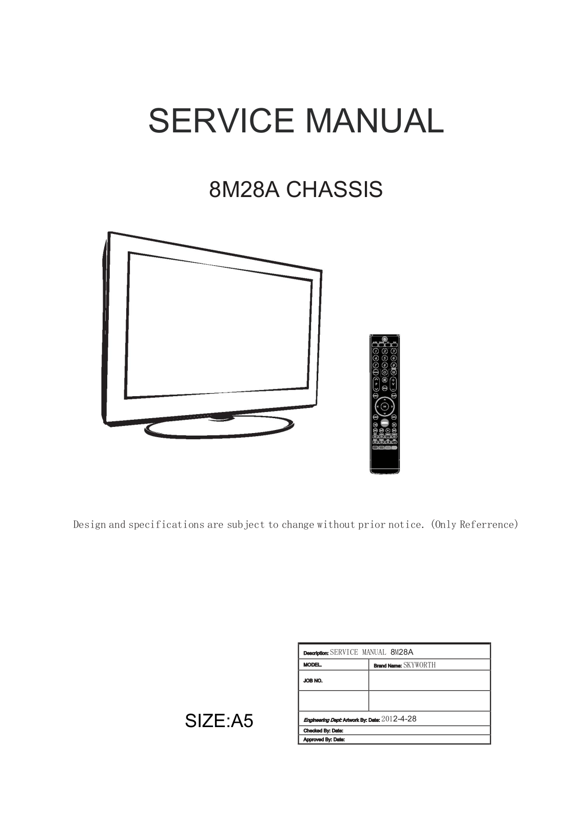 Skyworth H-LED29V17 Schematic