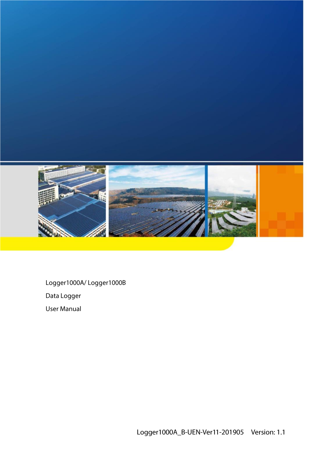 Sungrow Logger1000A, Logger1000B User Manual - ManualMachine.com