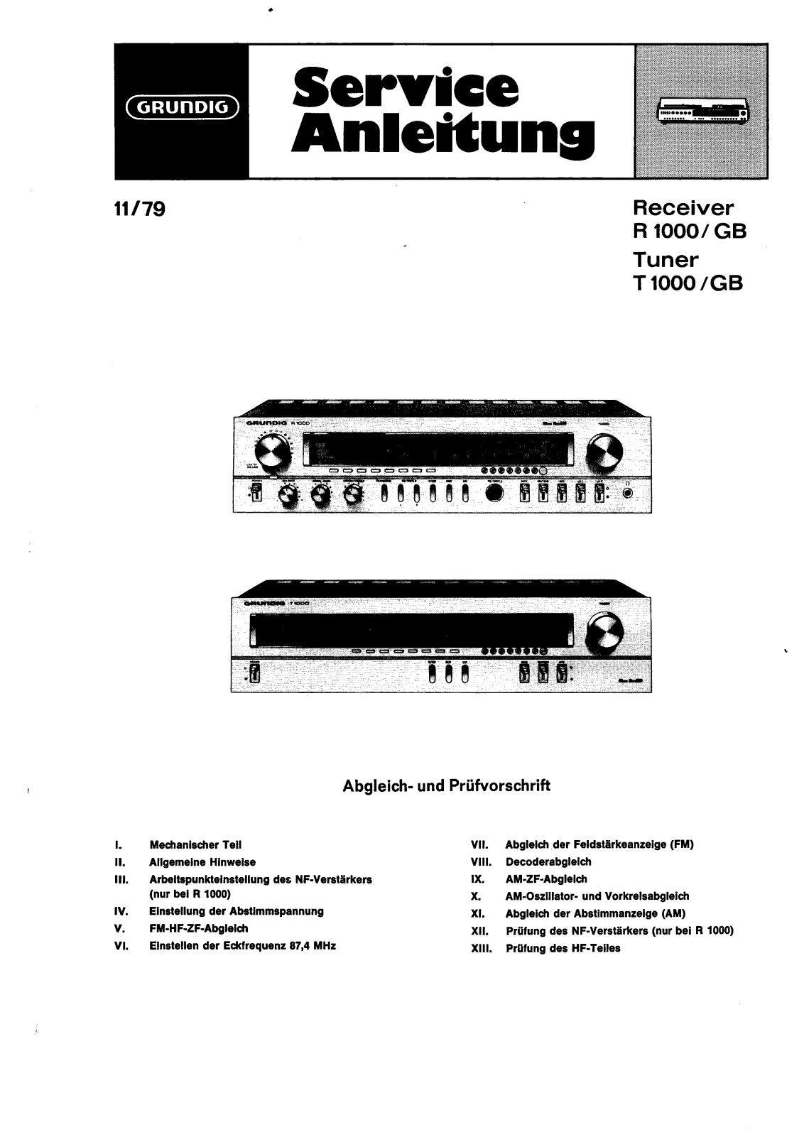 GRUNDIG R R2000 SB Diagram