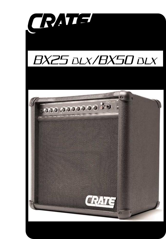 Crate Amplifiers BX50 DLX User Manual