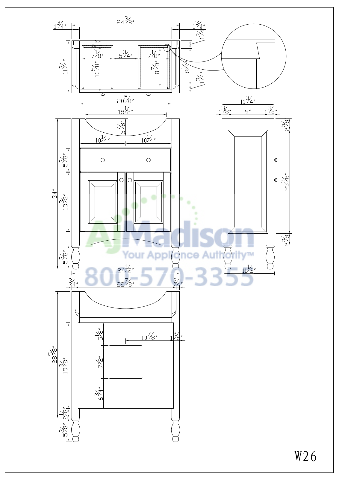 Empire Industries W26L Specs