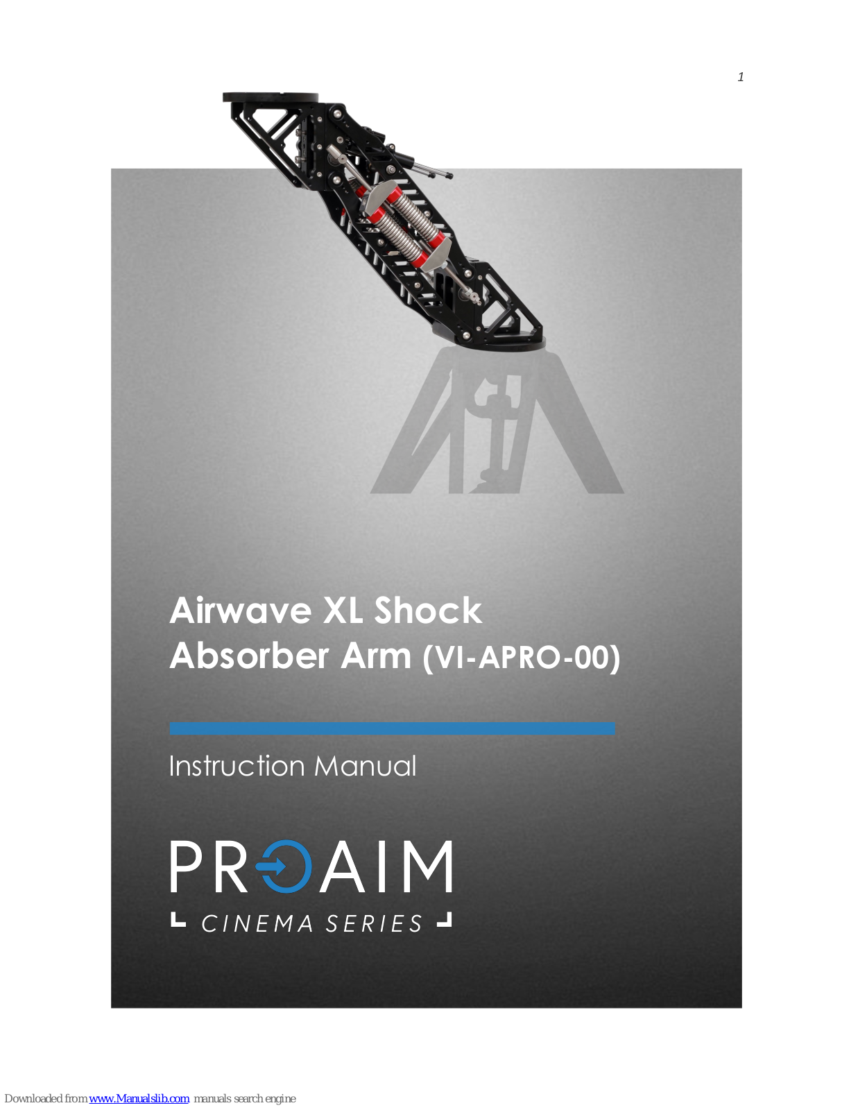 PROAIM Airwave XL Shock Instruction Manual