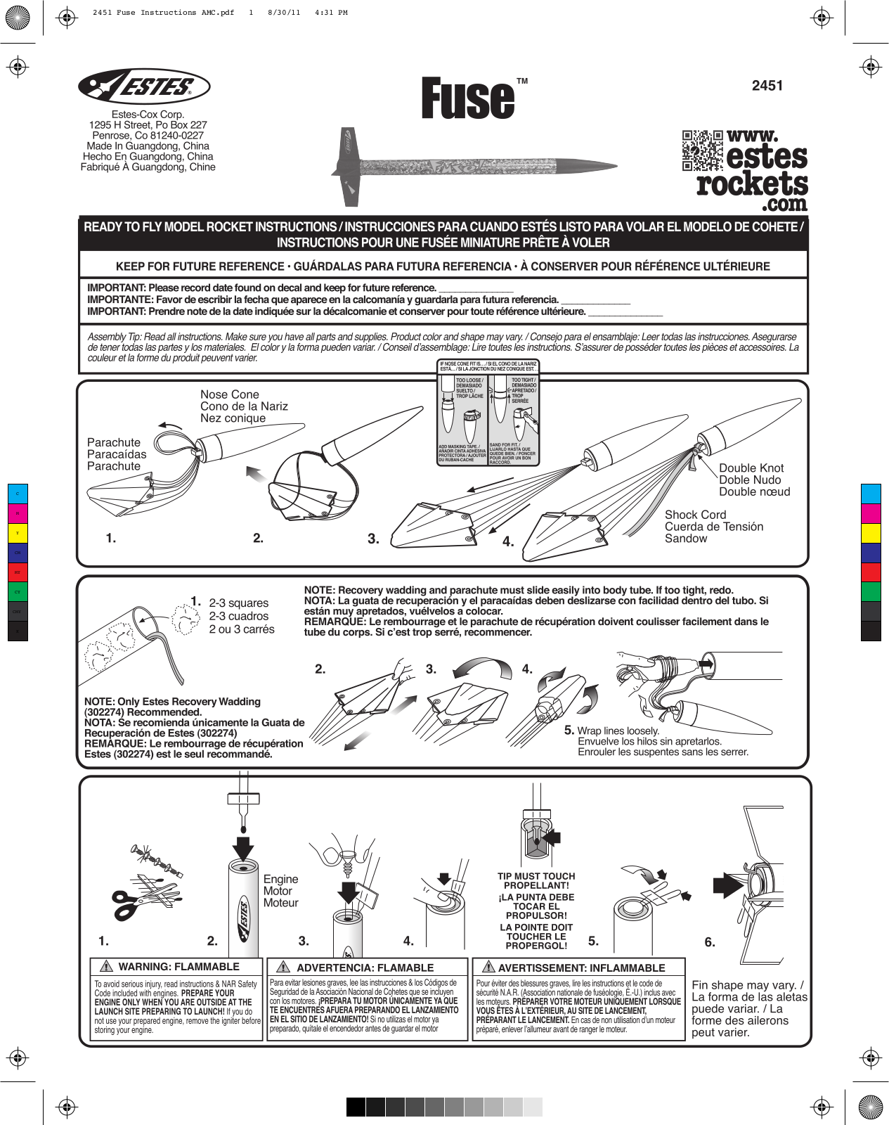 ESTES Fuse User Manual