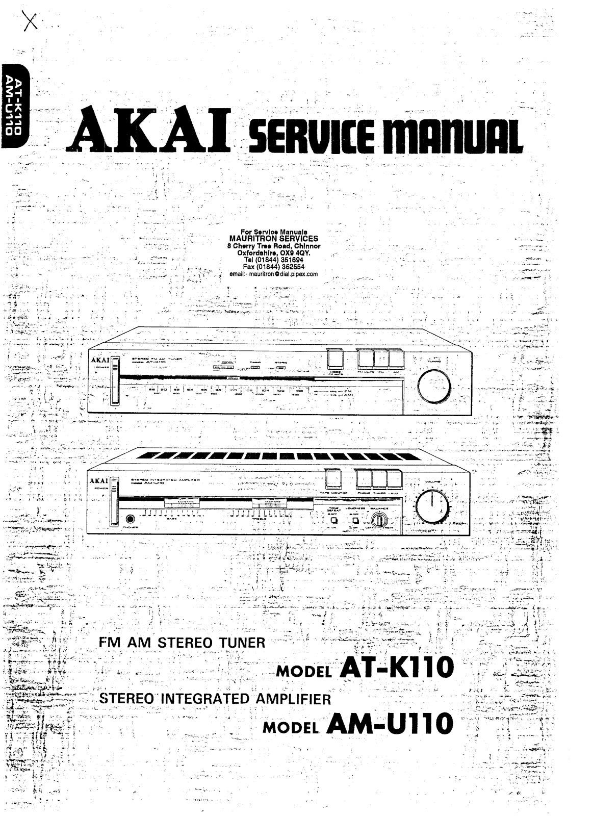 Akai AMU-110, ATK-110 Service manual
