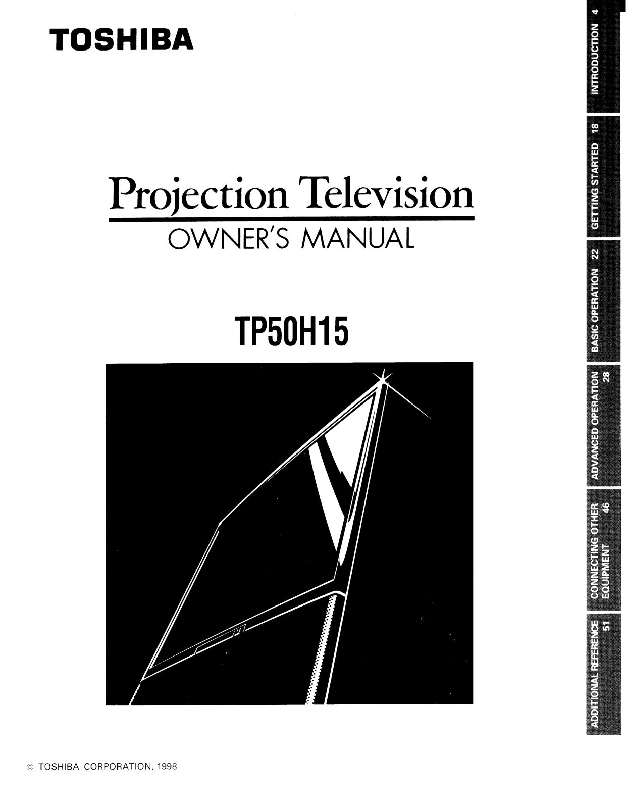 Toshiba TP50H15 User Manual