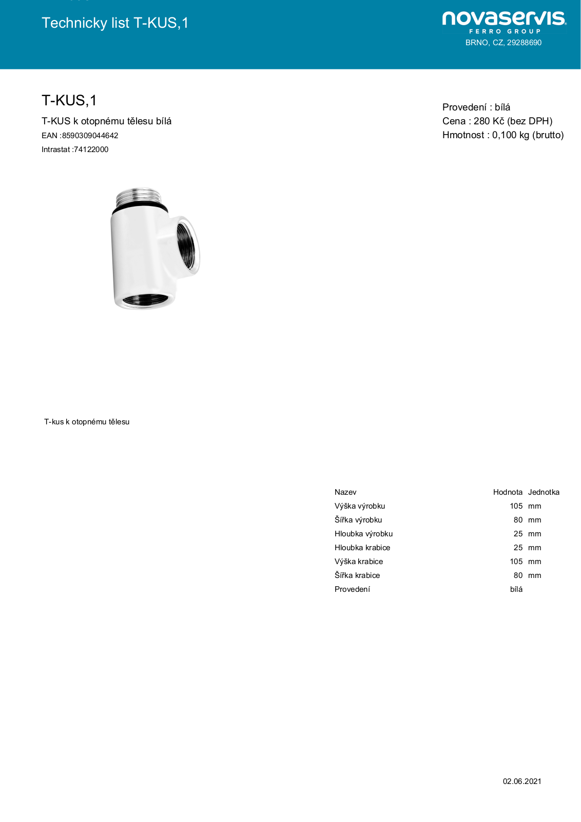 Novaservis T-KUS.1 User guide - ManualMachine.com