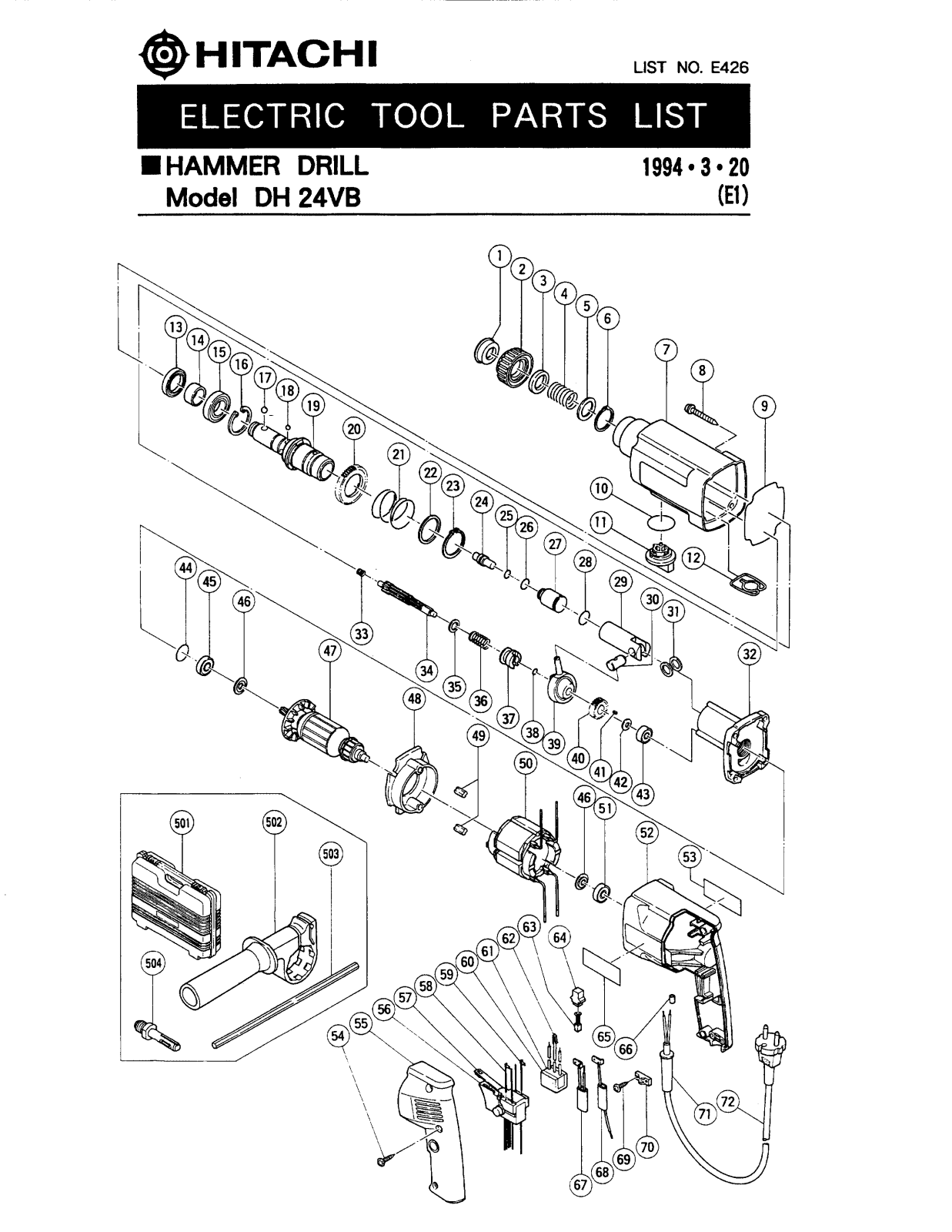 Hitachi DH24VB User Manual