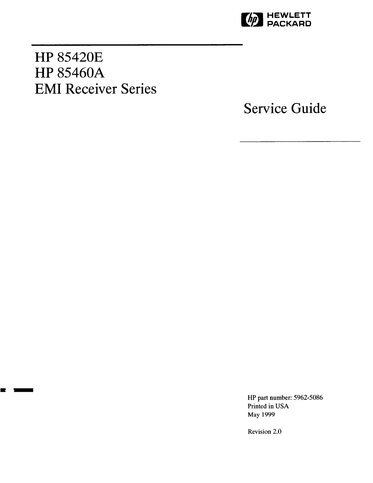 Keysight (Agilent) 8546A Service Manual