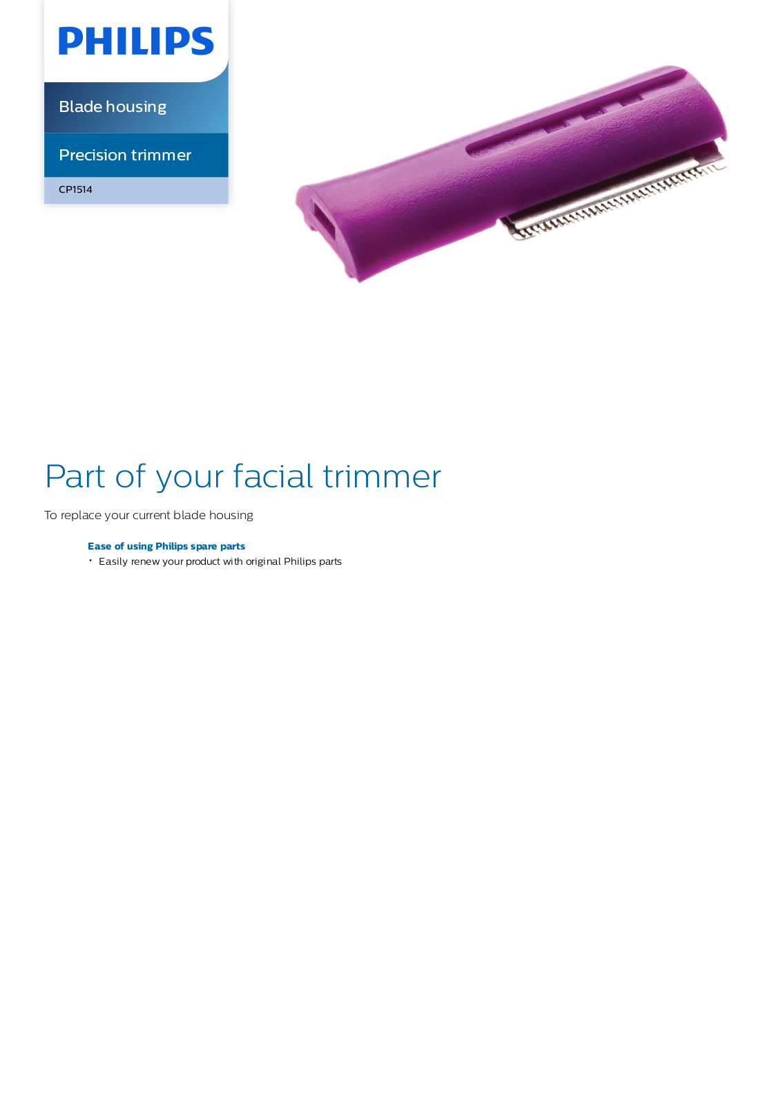 Philips CP1514/01 leaflet - ManualMachine.com