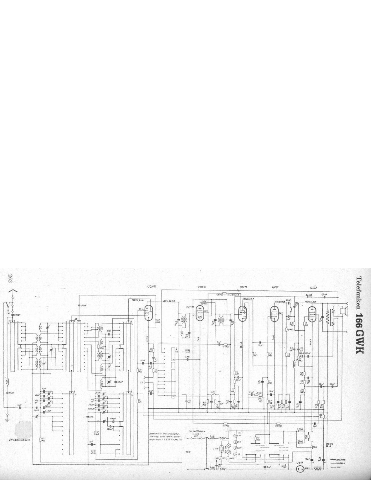 Telefunken 166 GWK Service manual