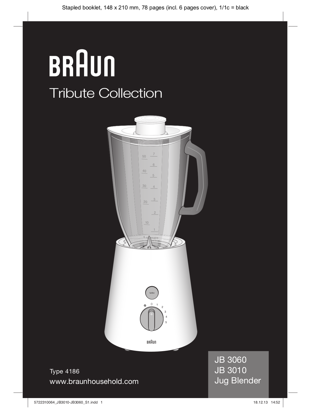 Braun JB 3060 User Guide