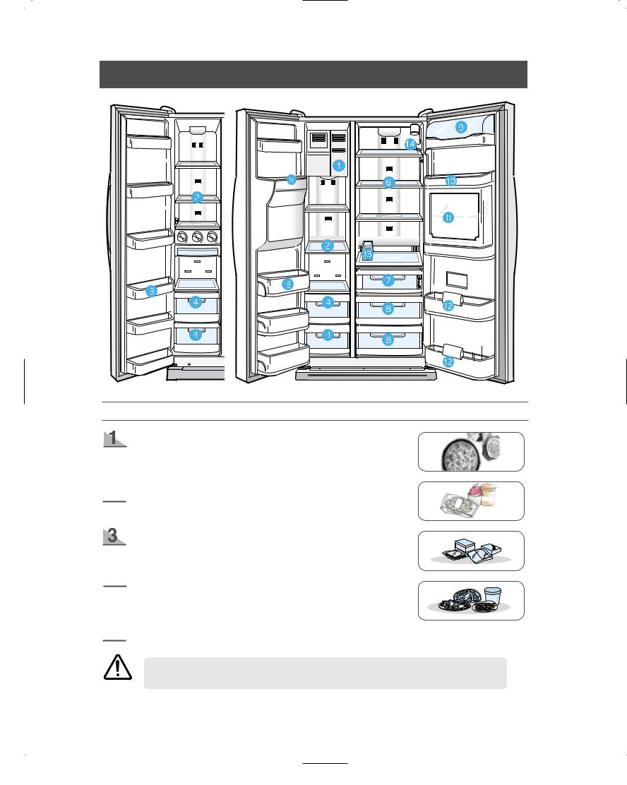 Samsung RS24FASW, RS24KLNC, RS24KLDW, RS25KLAL, RS24DANS User Manual