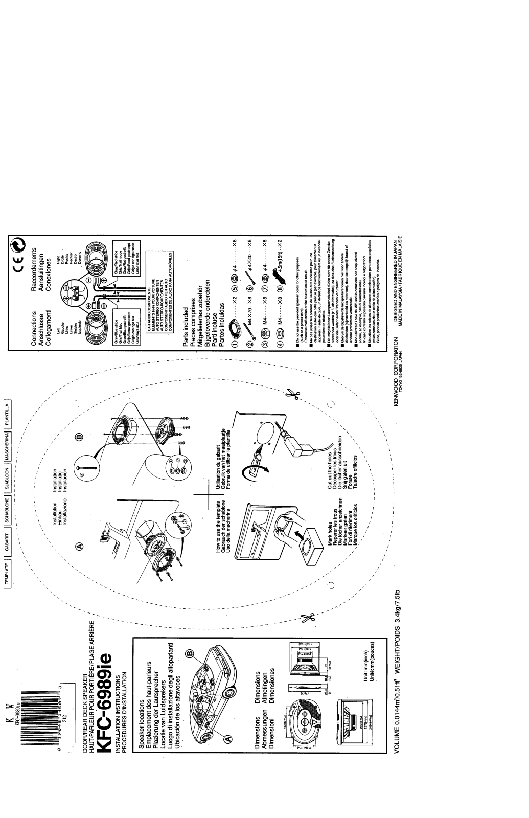 KENWOOD KFC-6989IE User Manual