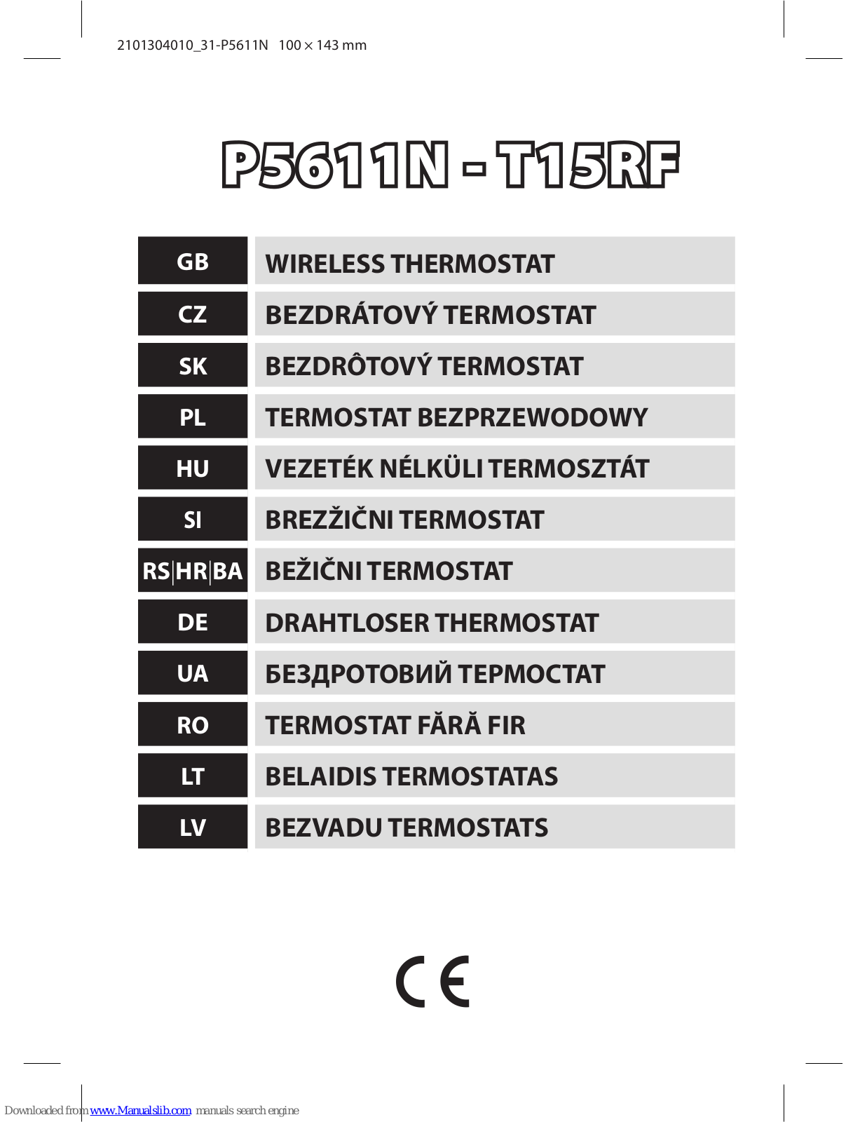 Emos T15RF, P5611N User Manual