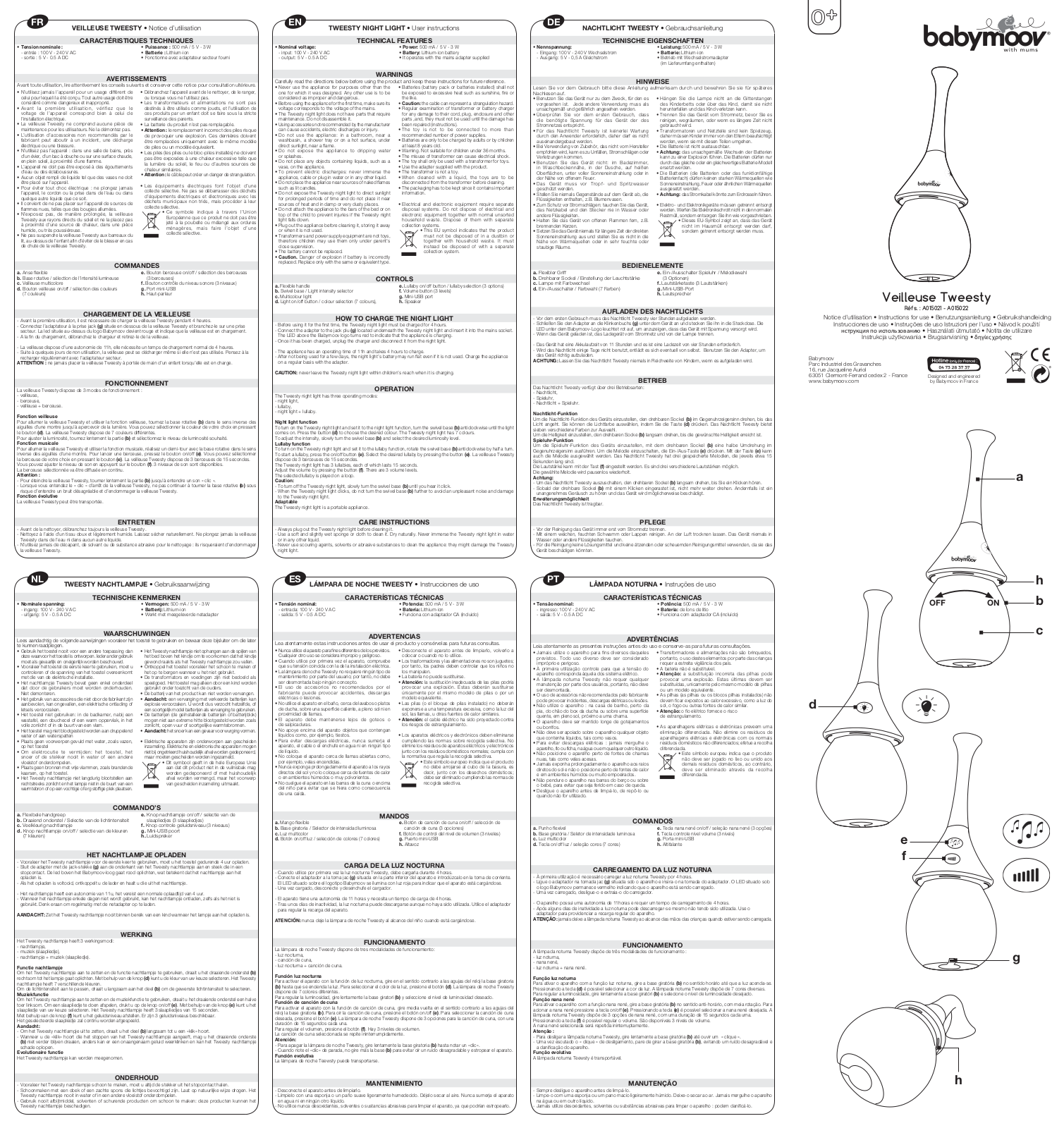Babymoov A015021, A015022 User Manual